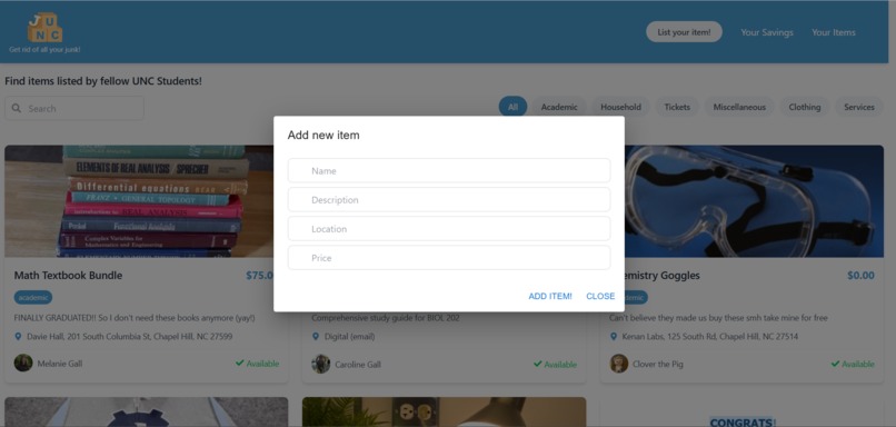 jUNC – screenshot 2