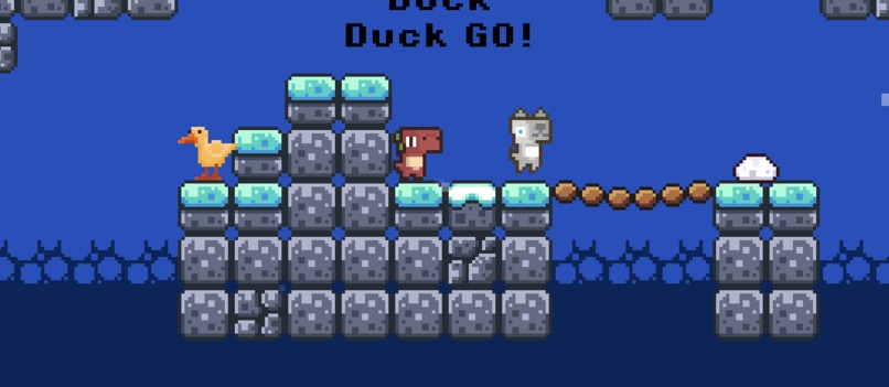 Dino and Duck Game: A Snow Duck Adventure – screenshot 3