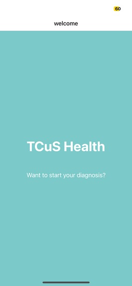 TCuS Medical AI Web-App  – screenshot 1