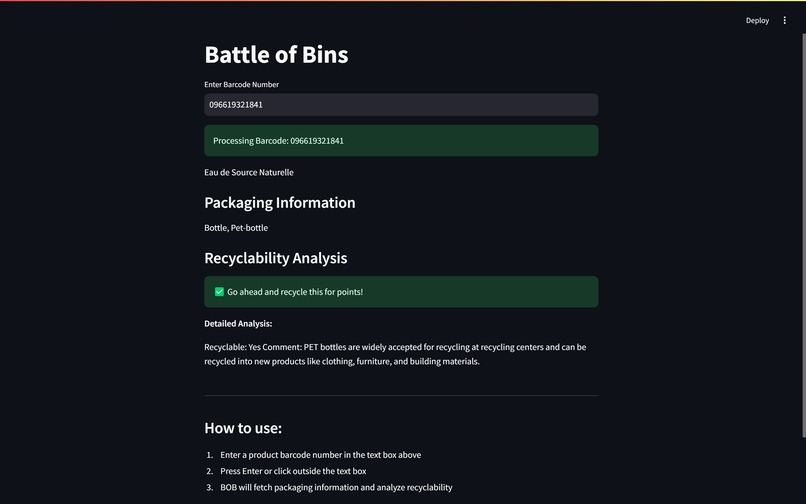 Battle Over Bins – screenshot 1