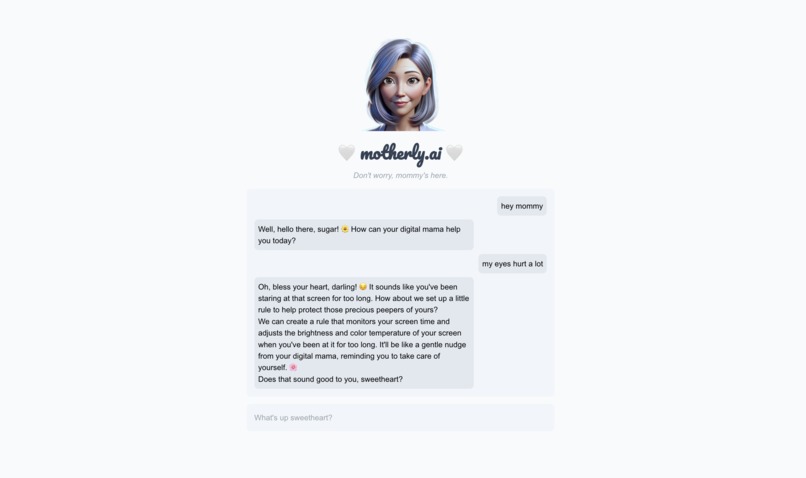 Motherly.ai – screenshot 2