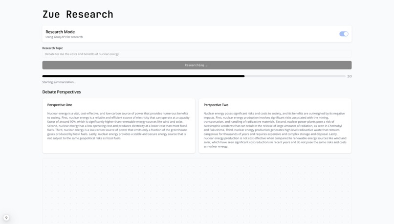 Zue Research – screenshot 7