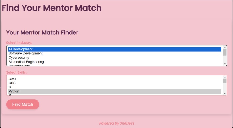 SheDevs – screenshot 3