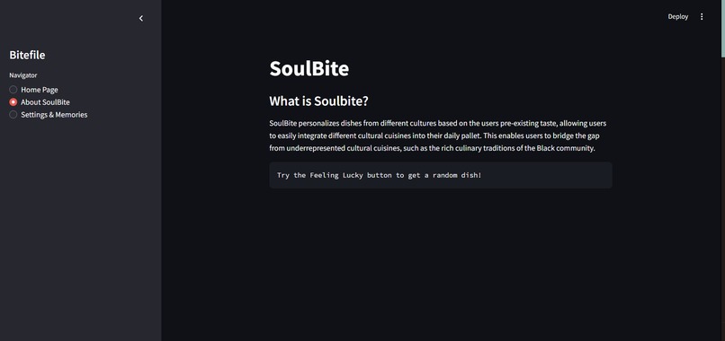 SoulBite - Cultural food explorer – screenshot 2