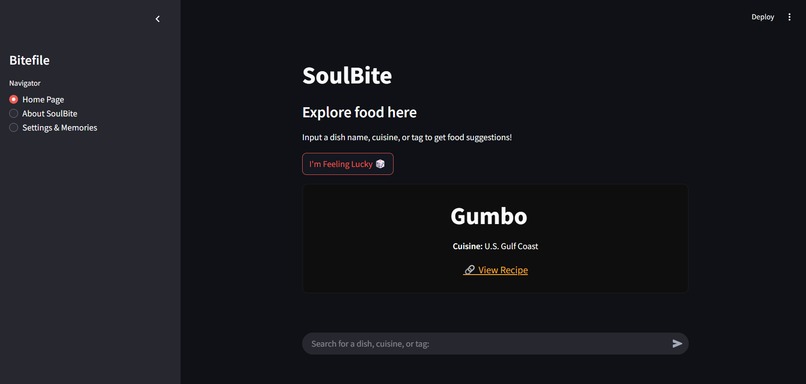 SoulBite - Cultural food explorer – screenshot 4
