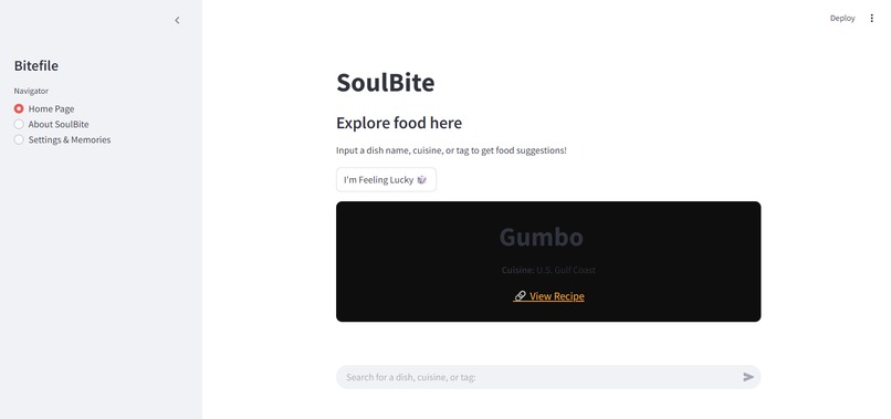 SoulBite - Cultural food explorer – screenshot 5