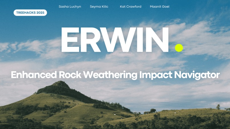 ERWIN: Enhanced Rock Weathering Impact Navigator – screenshot 1
