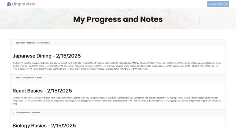 LinguaVista - Language & Cultural Learning Platform – screenshot 4