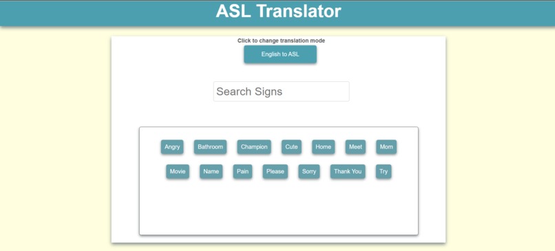 ASL Translator – screenshot 1
