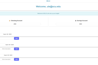 Financial Categorizer Habit Changer - BLCS