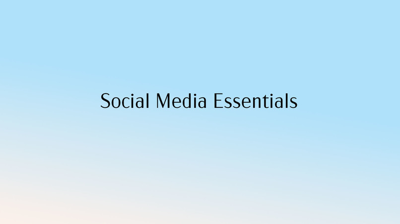 Social Media Essentials – screenshot 1