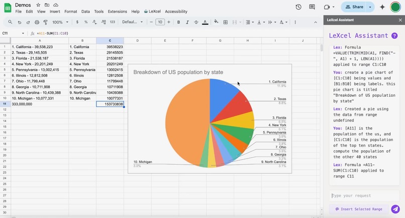LeXcel – screenshot 1