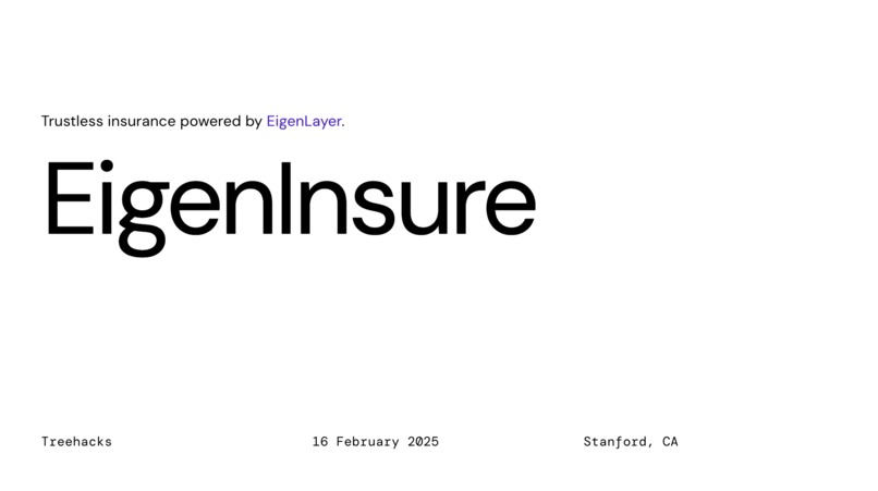 EigenInsure – screenshot 1