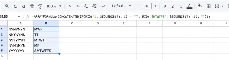 LeXcel – screenshot 2