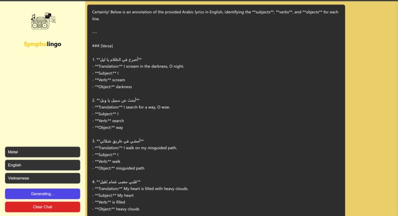 Sympholingo – screenshot 3