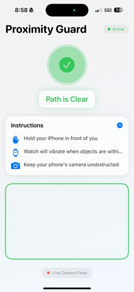 VisionMate: the AI agent to help visually impaired people – screenshot 2