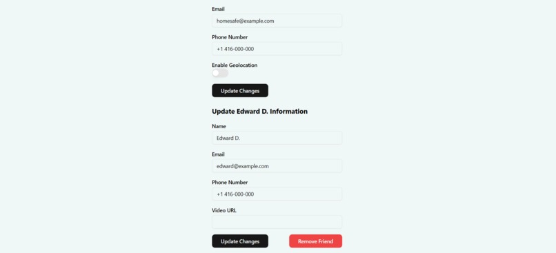HomeSafe – screenshot 1