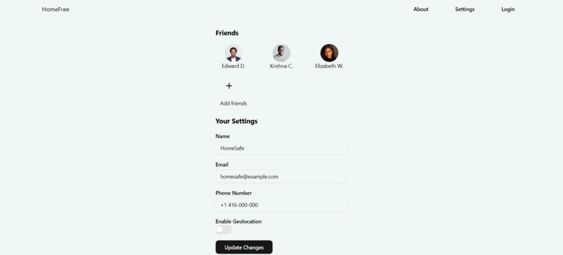 HomeSafe – screenshot 3
