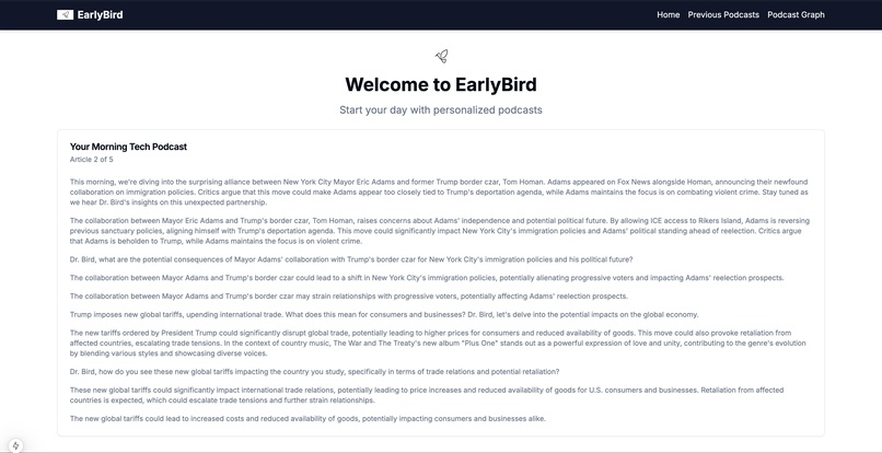 EarlyBird – screenshot 5
