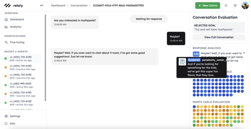 Relaiy – screenshot 2