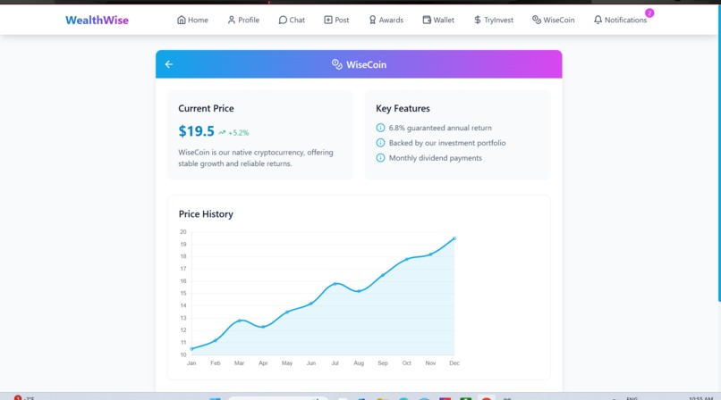 WealthWise – screenshot 3