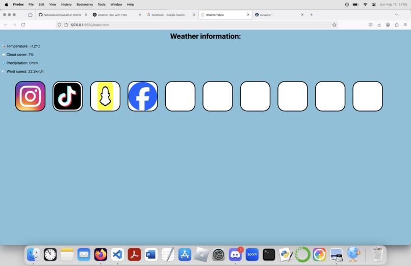 Weather Theme – screenshot 1