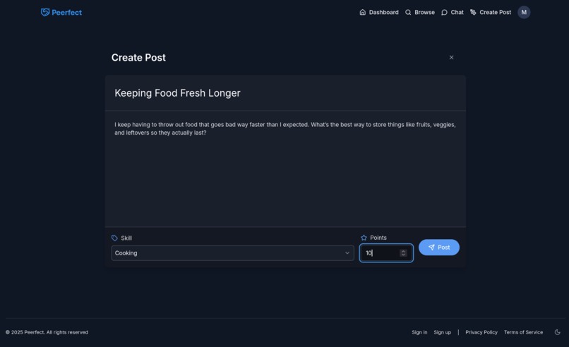 Peerfect – screenshot 5