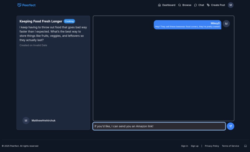 Peerfect – screenshot 4