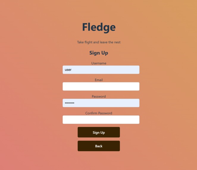Fledge – screenshot 2