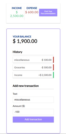 MoneyNext – screenshot 2