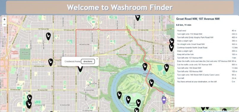 Washroom Finder – screenshot 1