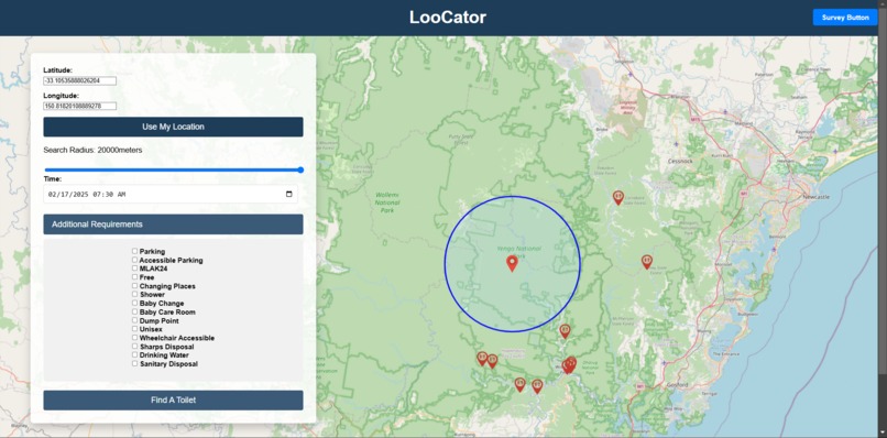 LooCater – screenshot 1