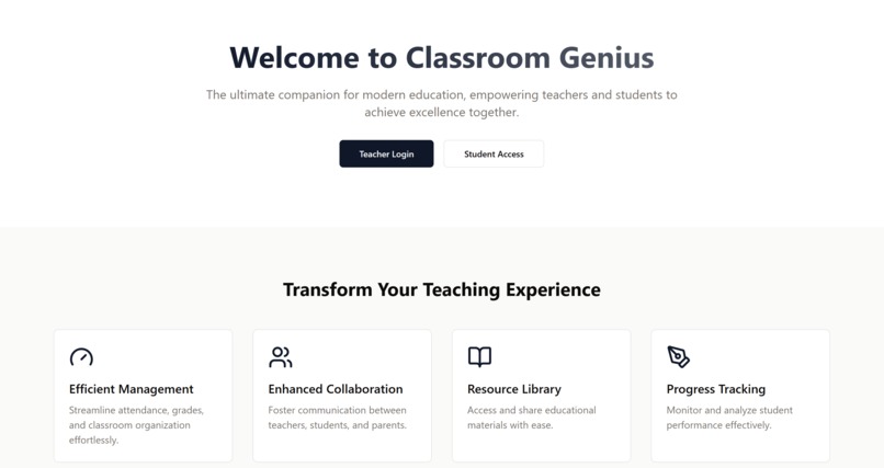 ClassroomGenius – screenshot 1