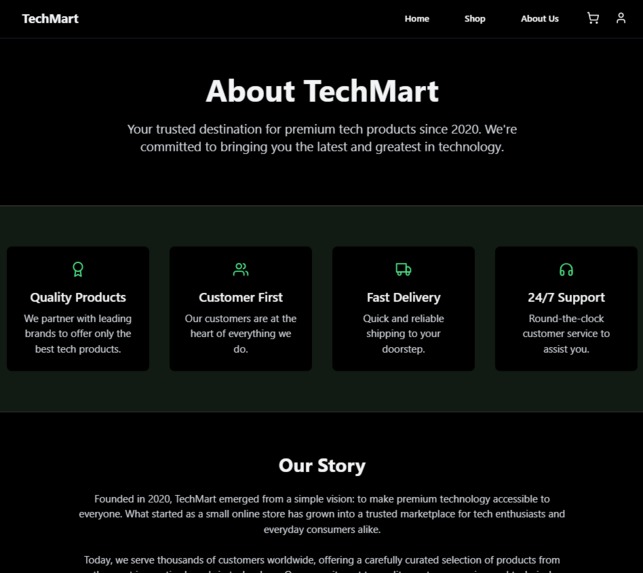 TechMart – screenshot 1