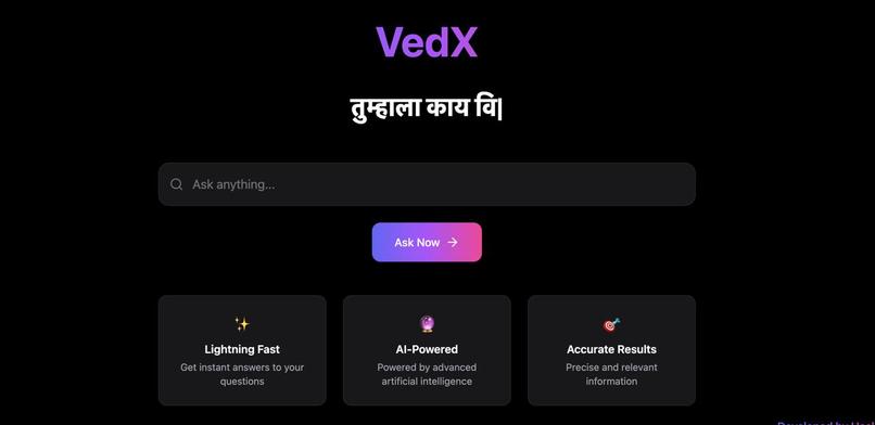 VedX – screenshot 1