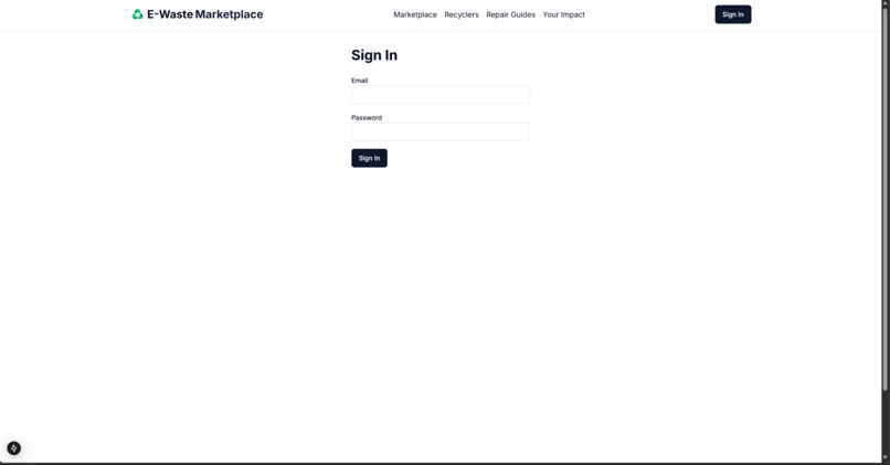 e-waste-marketplace – screenshot 2