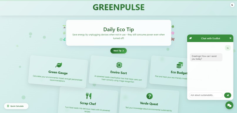 GreenPulse – screenshot 1