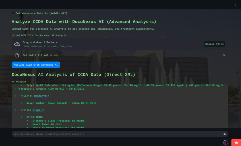 DocuNexus AGI-Agent: Azure AI Predictive Healthcare Analyze – screenshot 7