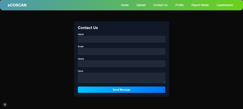 ECOSCAN:AI Powered Waste Detection System – screenshot 3