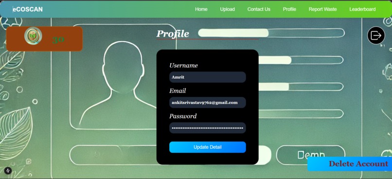 ECOSCAN:AI Powered Waste Detection System – screenshot 6