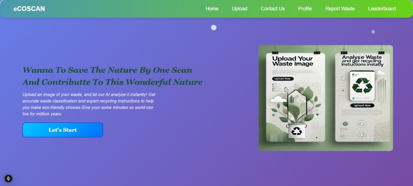ECOSCAN:AI Powered Waste Detection System – screenshot 12