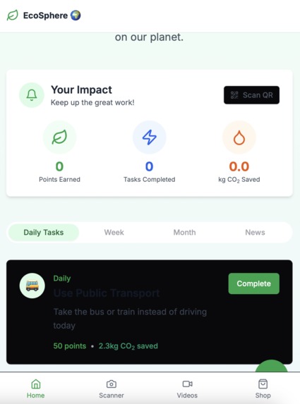 EcoSphere – screenshot 1