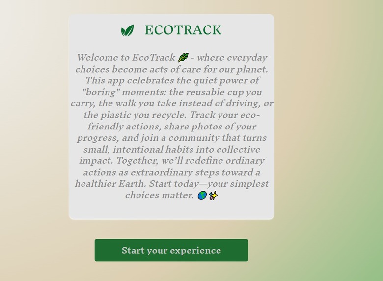EcoTrack – screenshot 2
