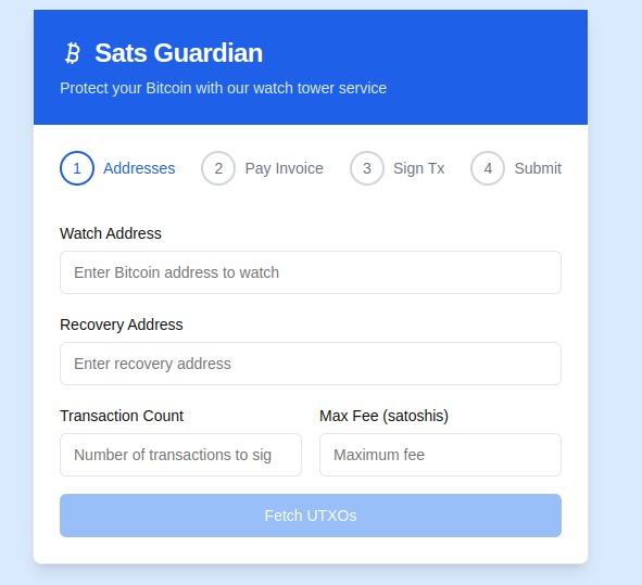 Sats Guardian – screenshot 2