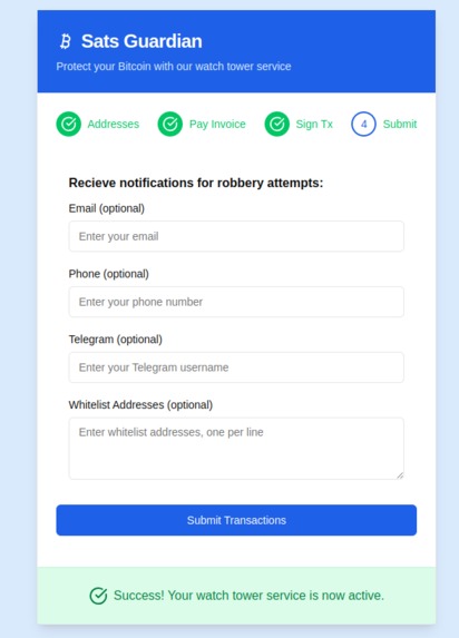 Sats Guardian – screenshot 3