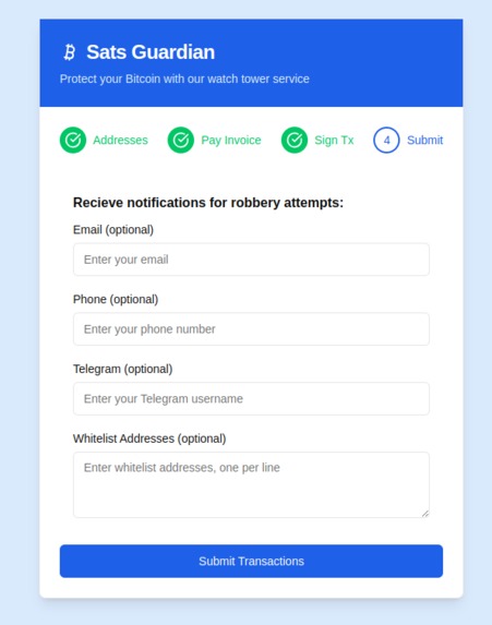 Sats Guardian – screenshot 4