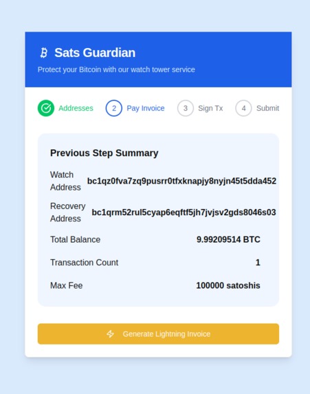 Sats Guardian – screenshot 6