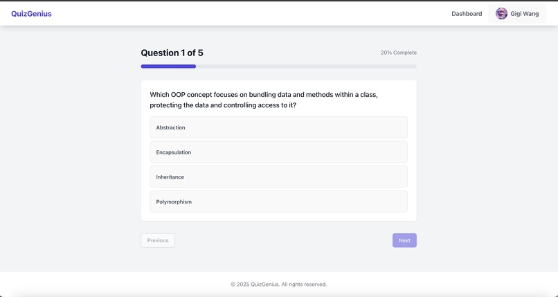 quiz-genius – screenshot 3