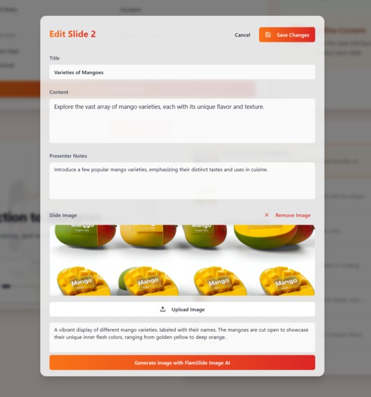 Flamslides - AI-Powered Presentation Generator – screenshot 4
