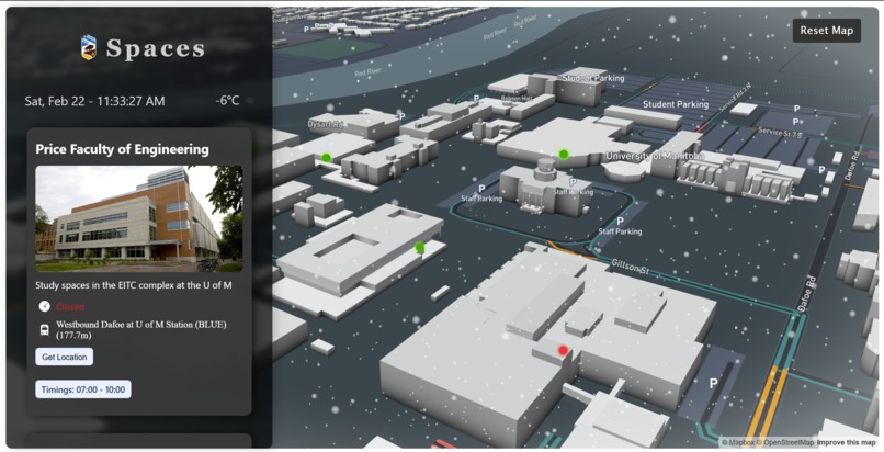 UofM_Spaces – screenshot 1